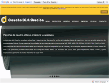 Tablet Screenshot of cauchodistribucion.com